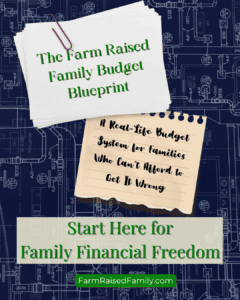 family budget blueprint